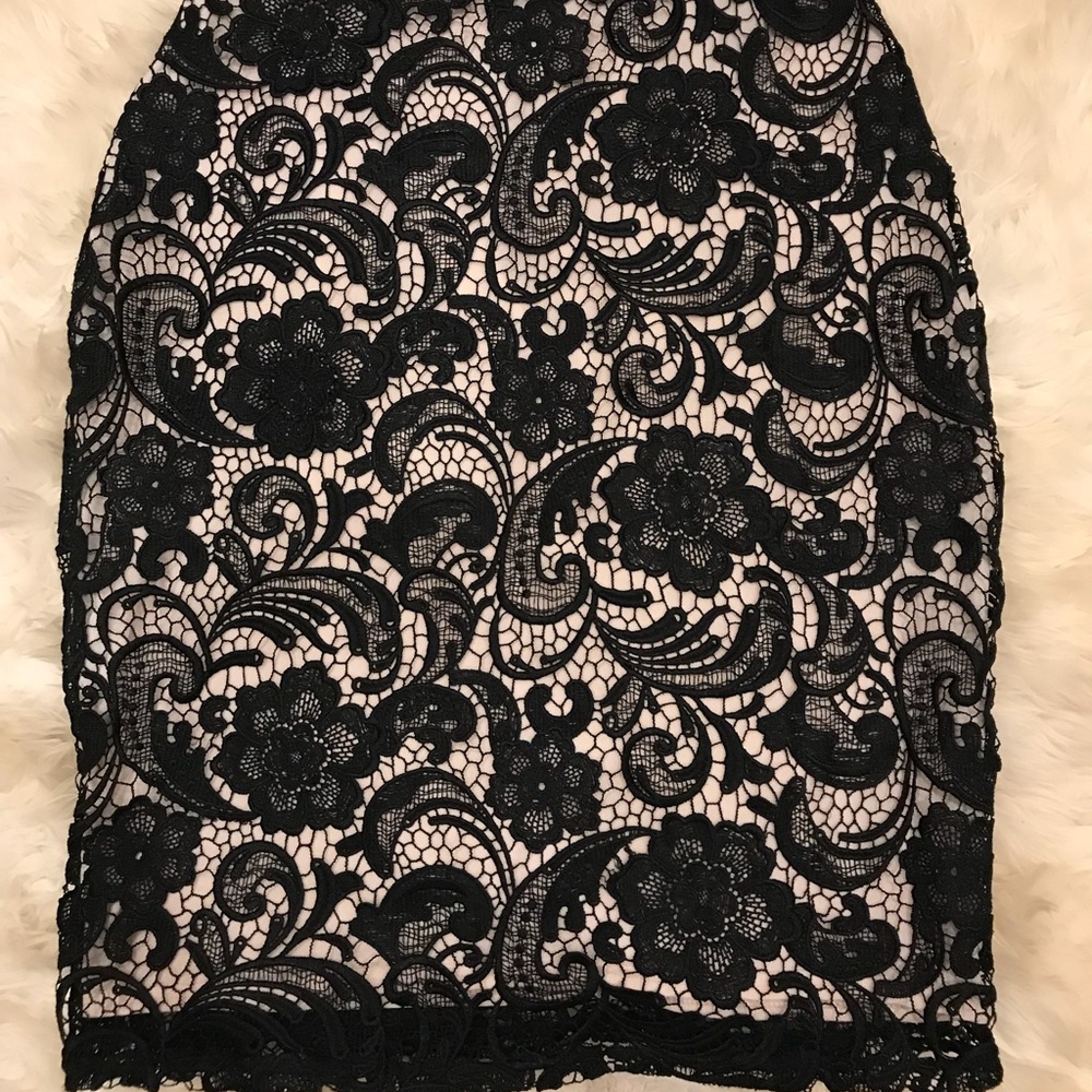 Beautiful lace pencil skirt